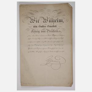 Konvolut militärische Urkunden