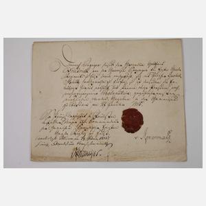 Konvolut militärische Urkunden