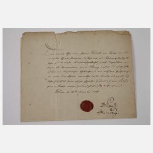 Konvolut militärische Urkunden