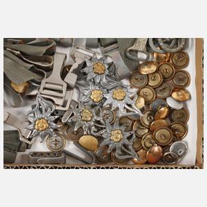 Konvolut Ersatzteile Wehrmacht