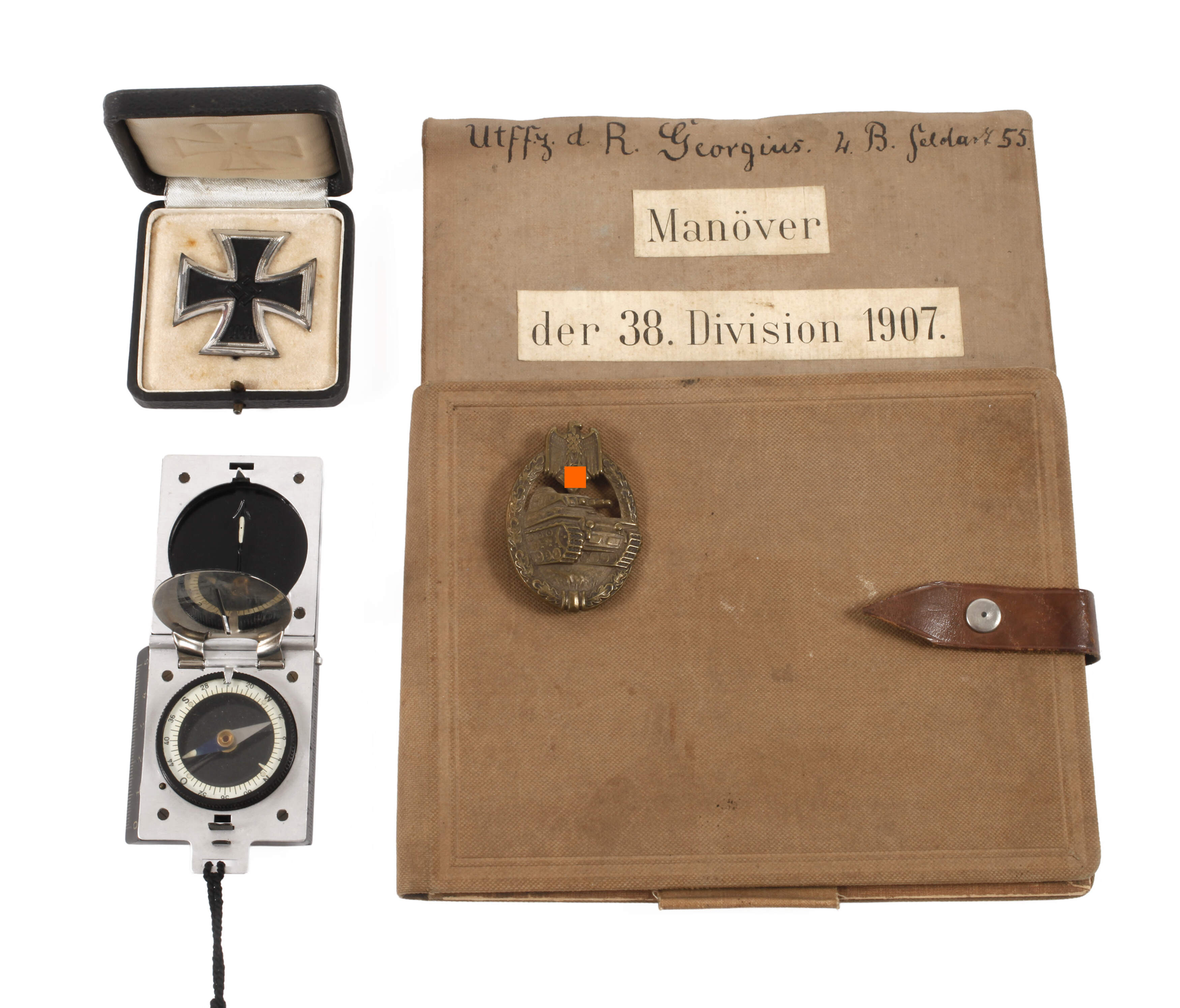 Zwei Orden und Kompass 2. Weltkrieg