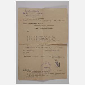 Nachlass 2. Weltkrieg