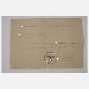 Nachlass 2. Weltkrieg