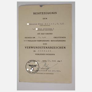 Nachlass 2. Weltkrieg