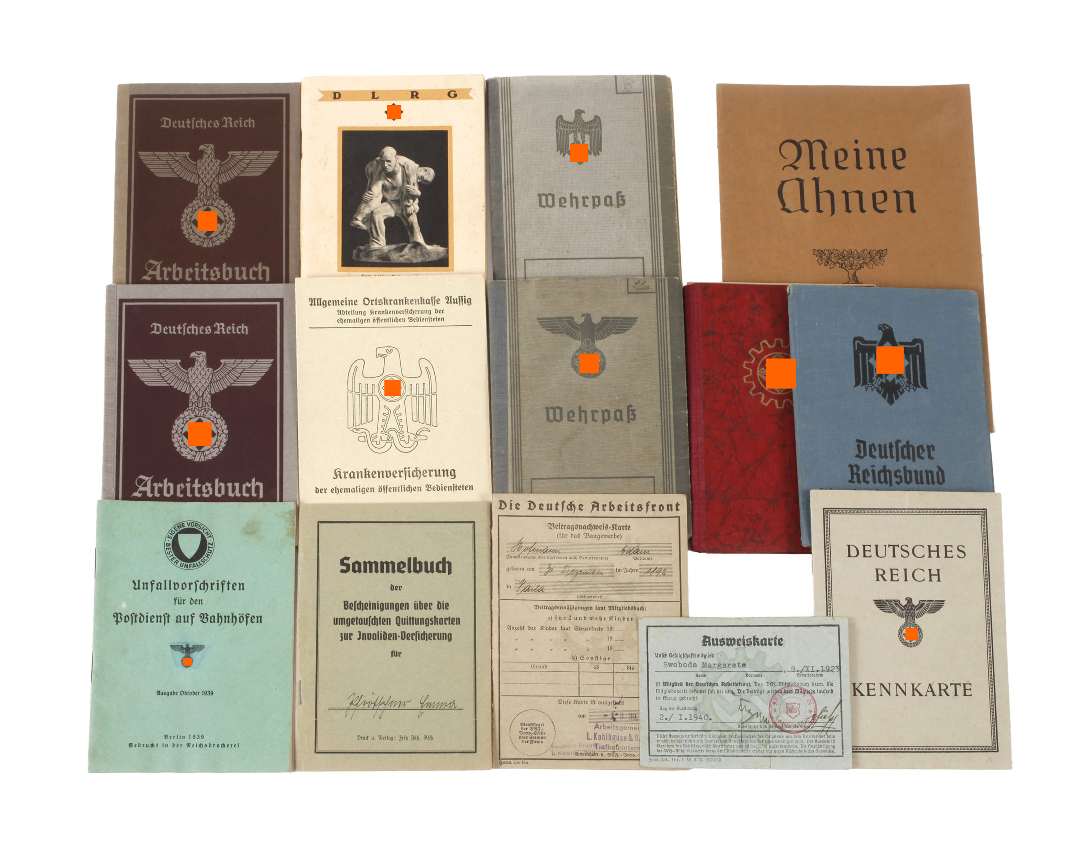 Konvolut Papiere 3. Reich