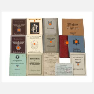 Konvolut Papiere 3. Reich