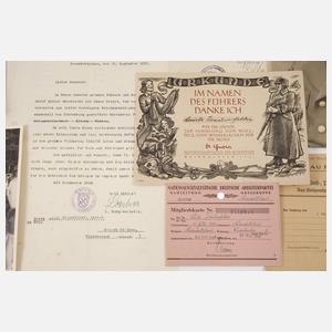 Großer Nachlass eines Ortsgruppenleiters