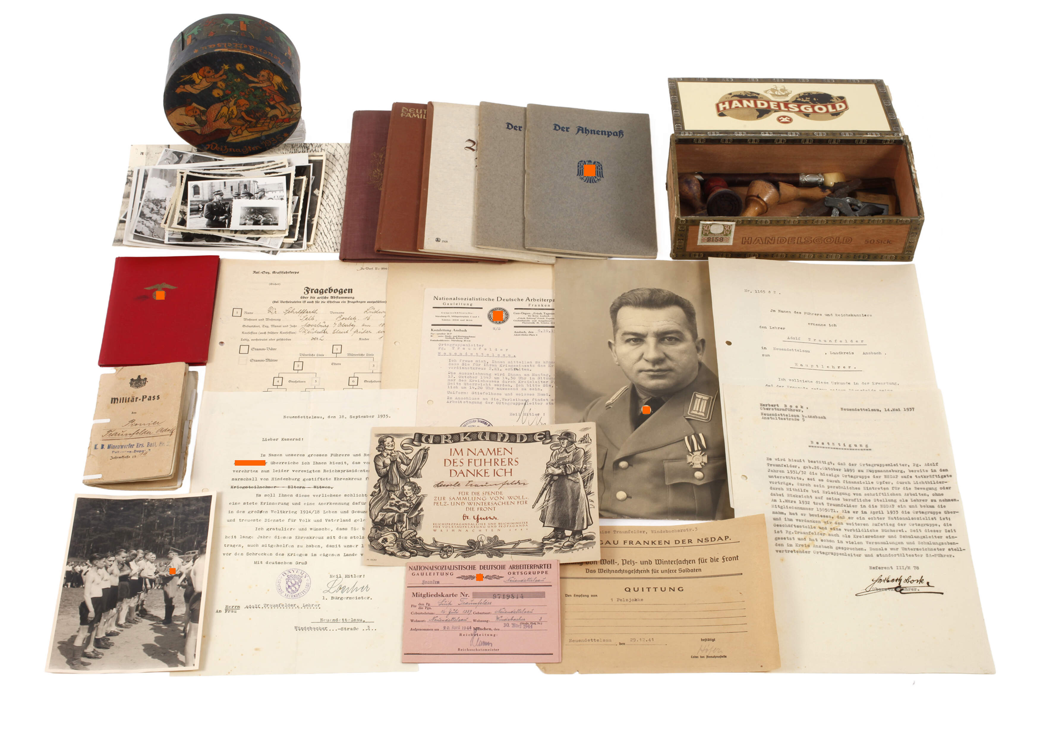 Großer Nachlass eines Ortsgruppenleiters
