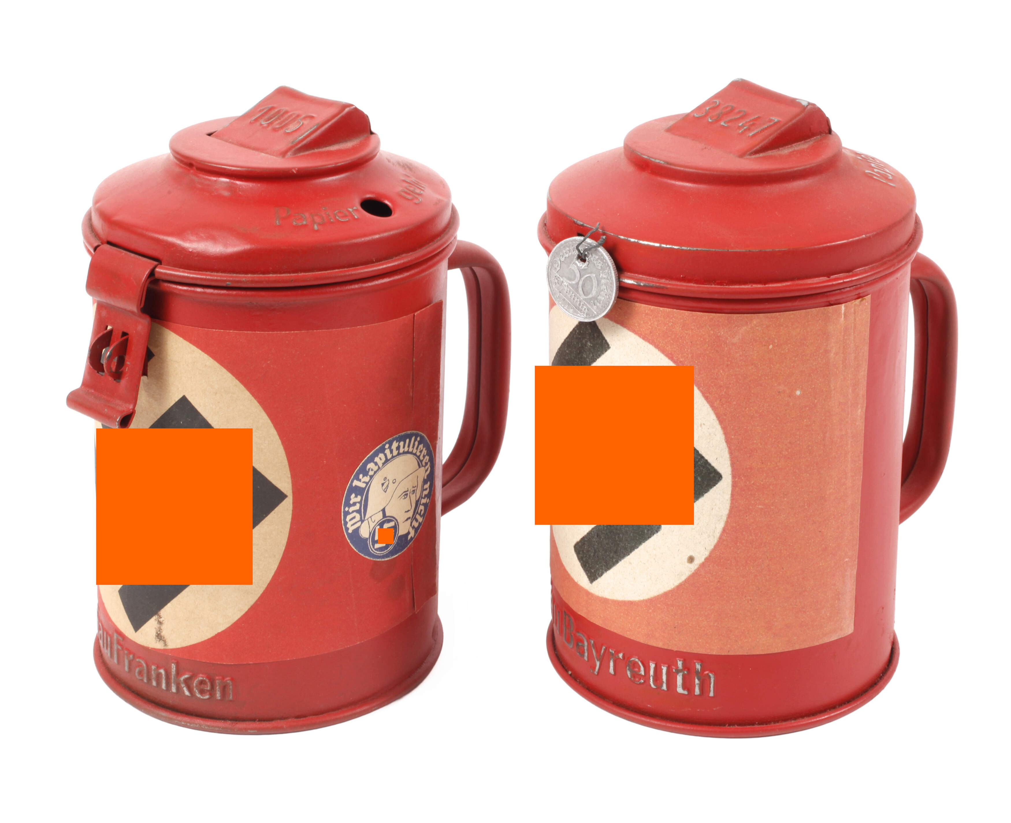 Zwei Sammelbüchsen 3. Reich