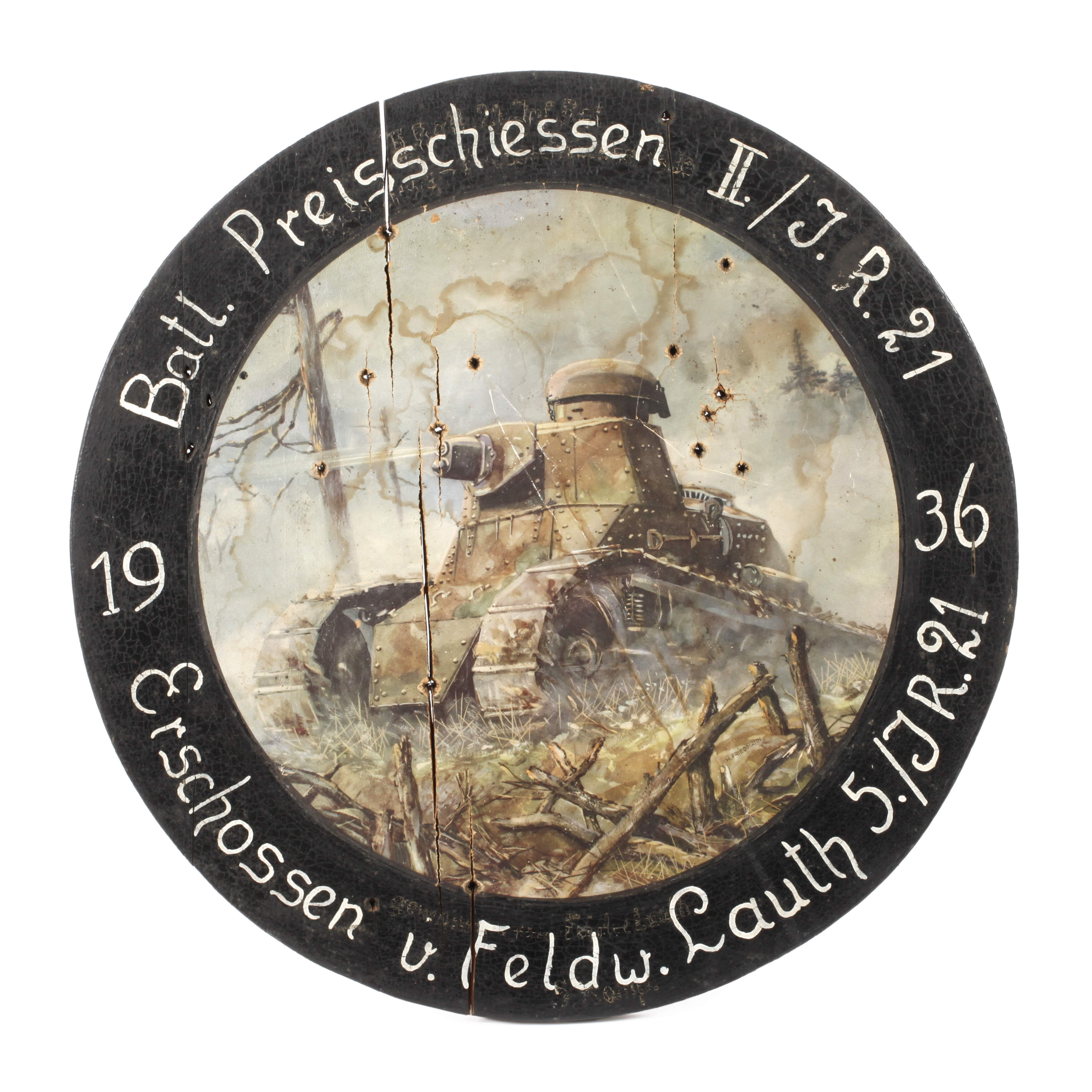 Schützenscheibe Wehrmacht