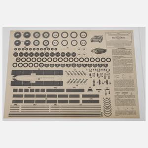 Bastelbögen für Flugzeuge und Sturmgeschütz