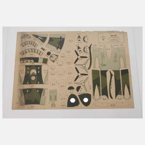 Bastelbögen für Flugzeuge und Sturmgeschütz