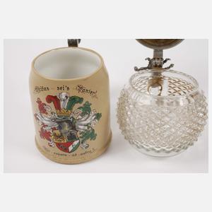 Zwei studentische Bierkrüge