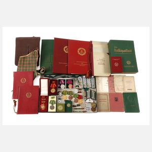 Großer Polizei Nachlass DDR