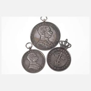 Tapferkeitsmedaillen Österreich und Schweden