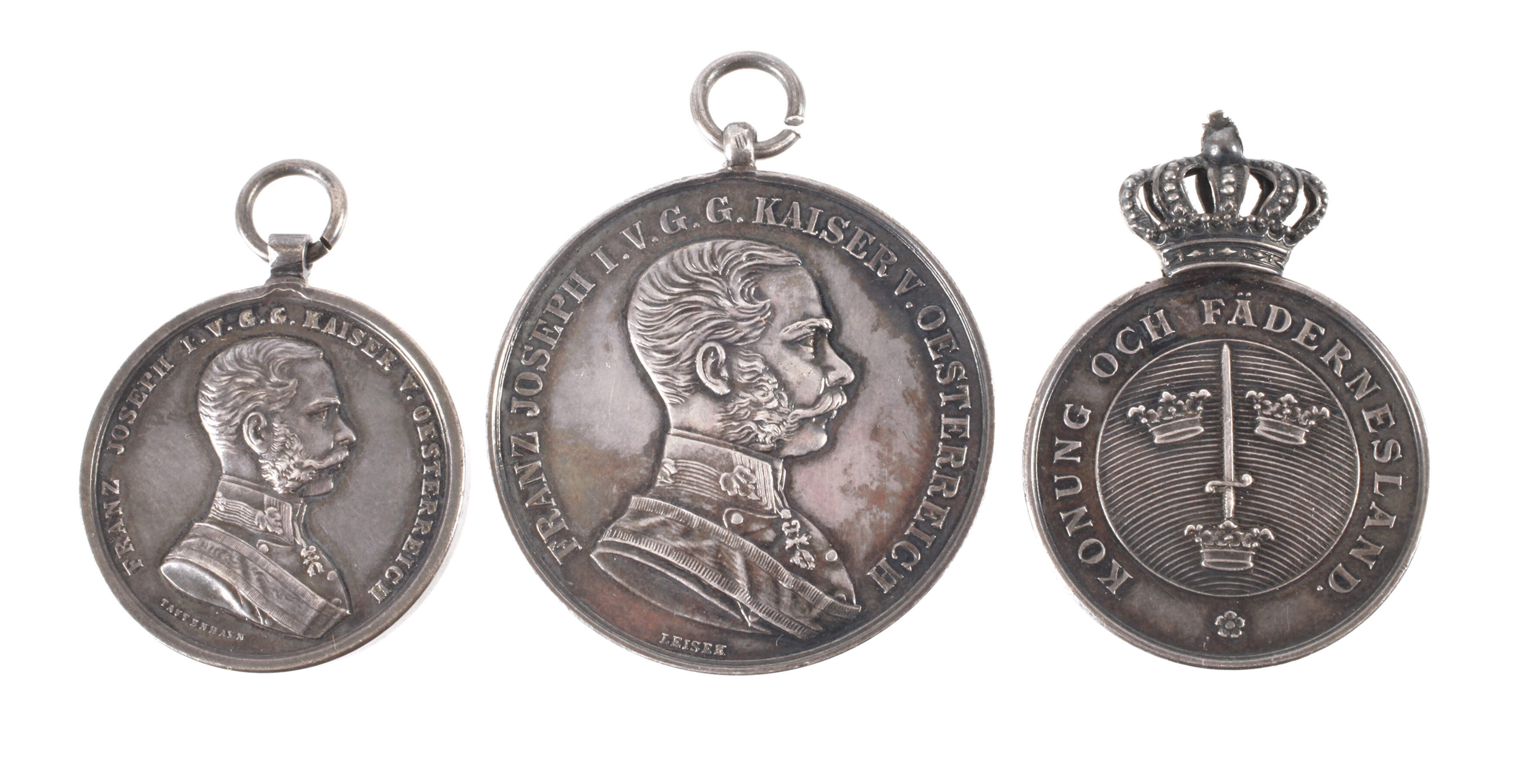 Tapferkeitsmedaillen Österreich und Schweden