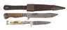 Zwei Grabendolche 1. Weltkrieg
