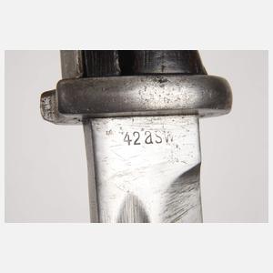 Bajonett und Grabendolch