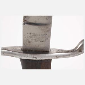 Bajonett-Machete Argentinien mit Sägerücken