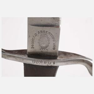 Bajonett-Machete Argentinien mit Sägerücken