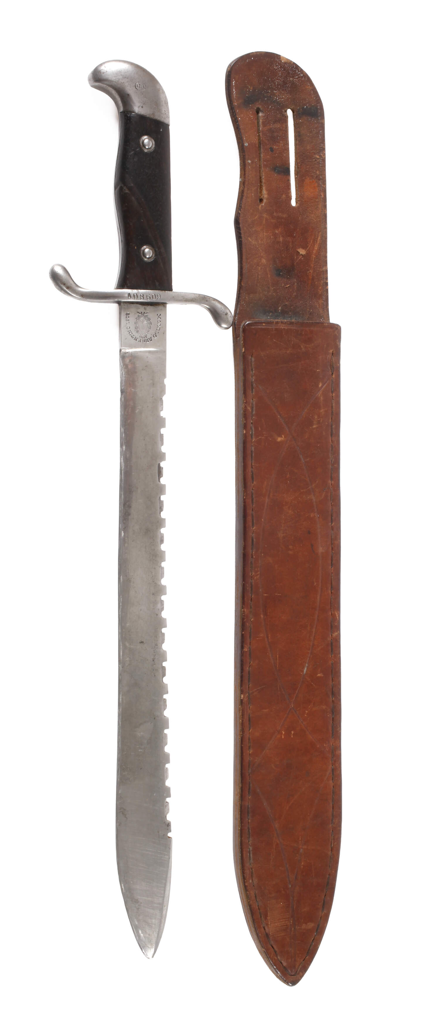 Bajonett-Machete Argentinien mit Sägerücken