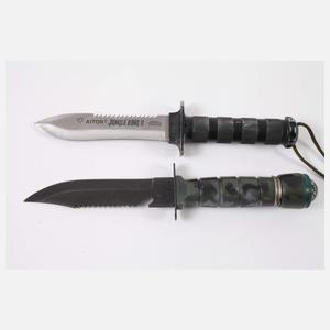 Konvolut Jagd-, Kampf- und Überlebensmesser