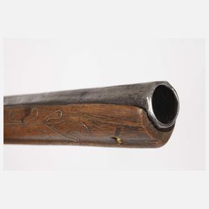 Steinschlosspistole Deko