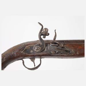 Zwei Steinschlosspistolen Deko