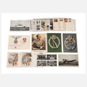 Konvolut Propagandakarten 3. Reich