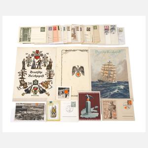 Konvolut Postkarten und Telegramme 3. Reich