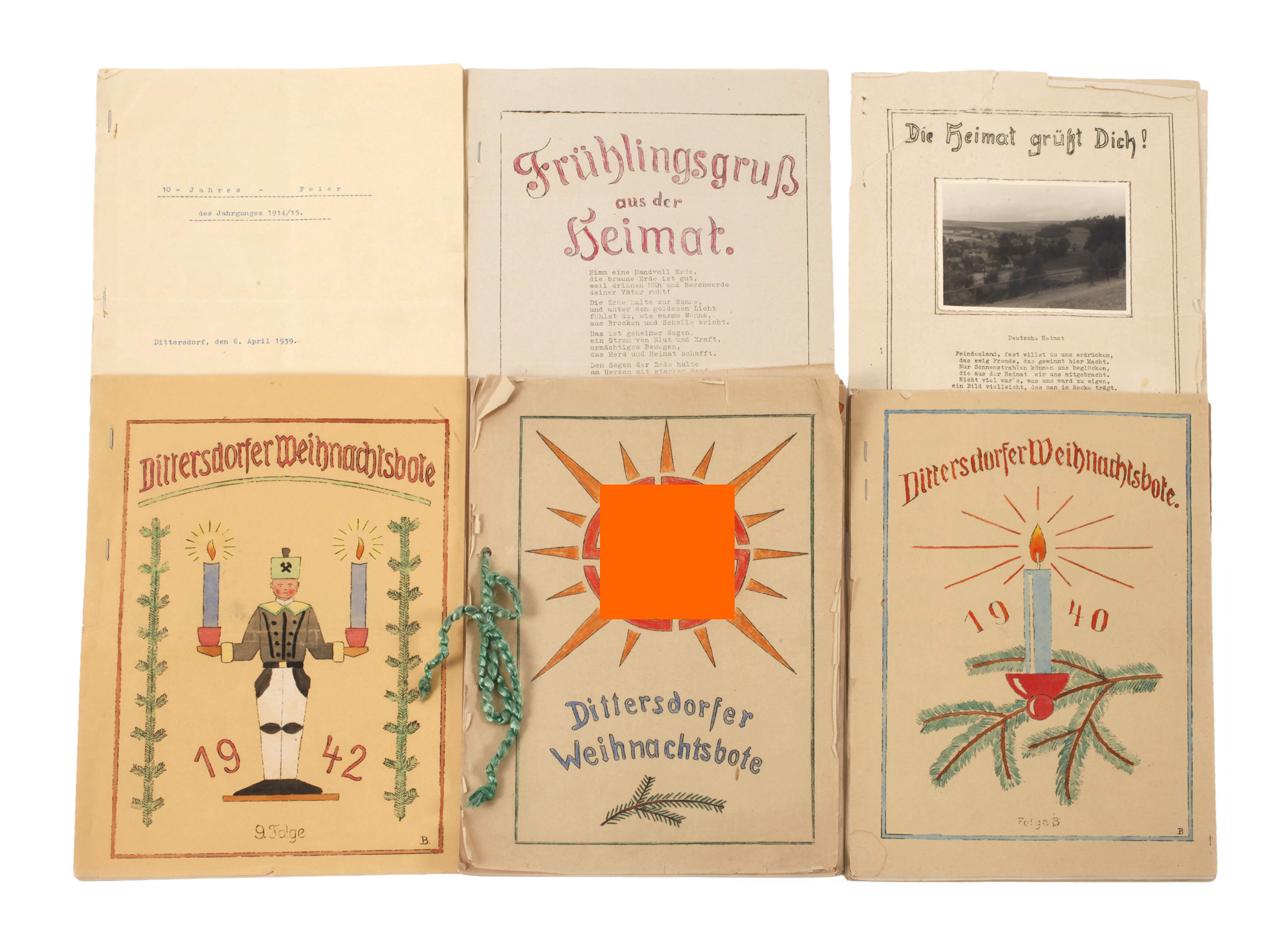 Konvolut Dittersdorfer Heimatblätter, 3. Reich