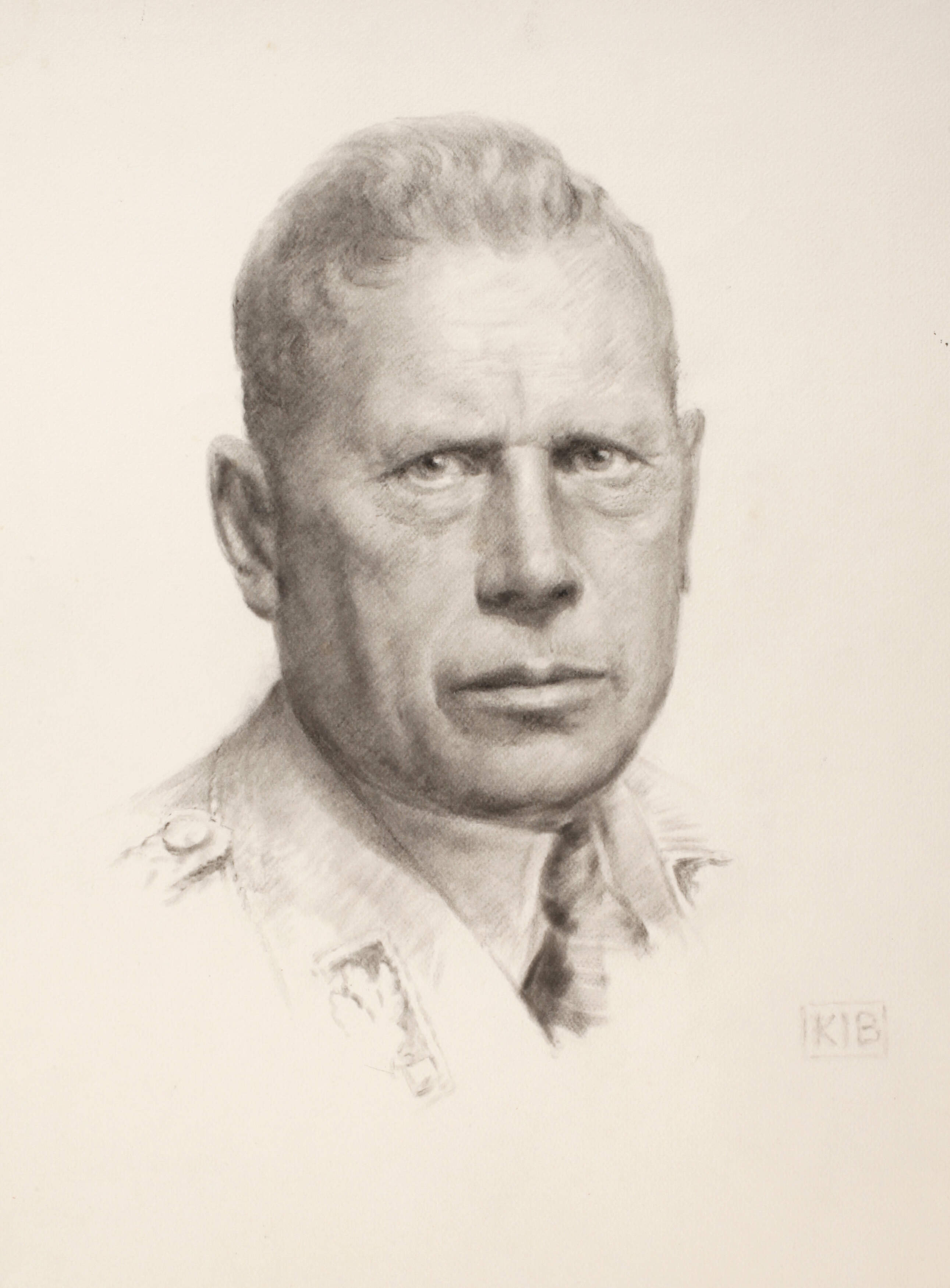 Konrad I. Böhringer, Kohlezeichnung Adolf Hühnlein