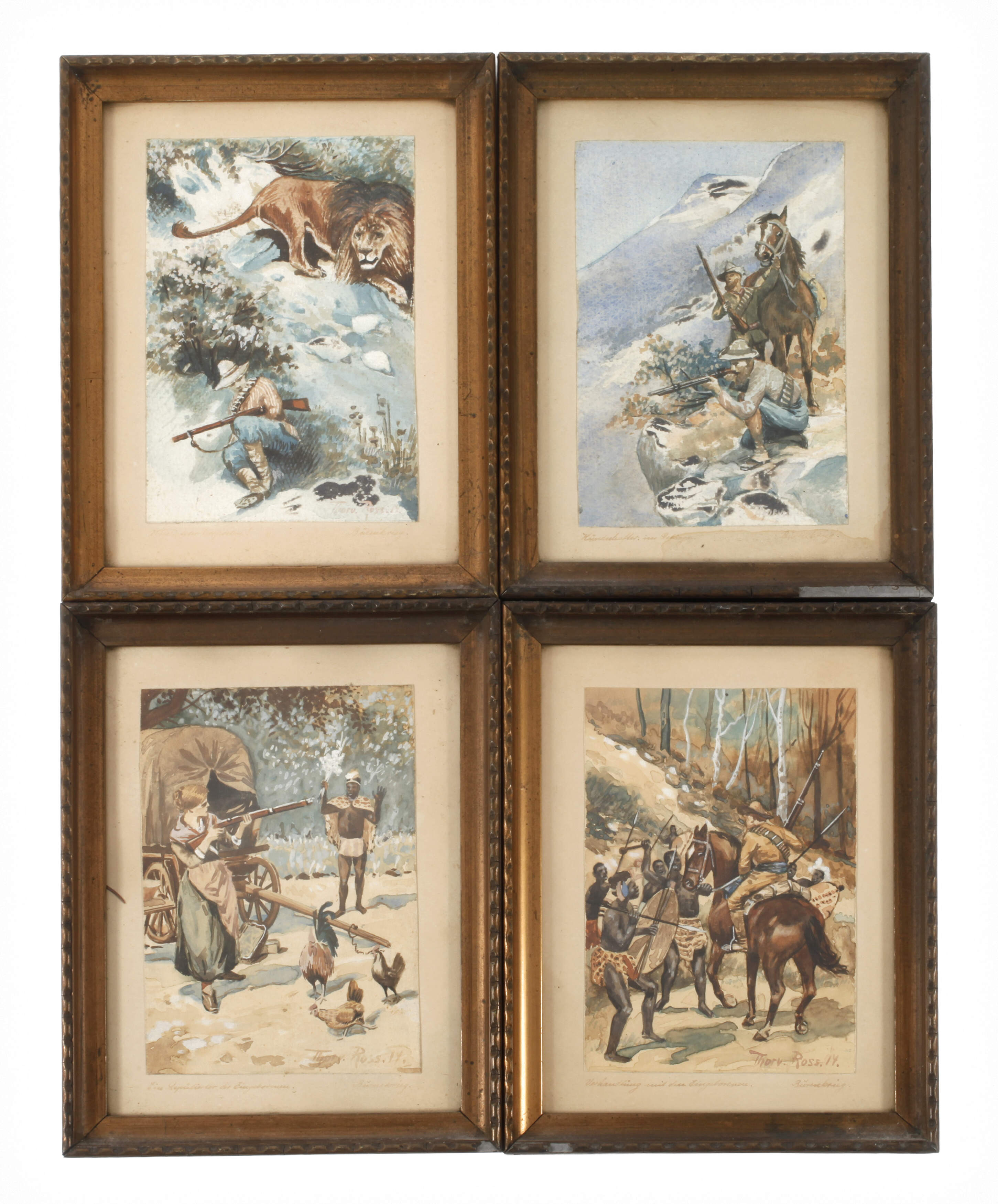 Thorv. Ross, Vier Szenen aus den Burenkriegen