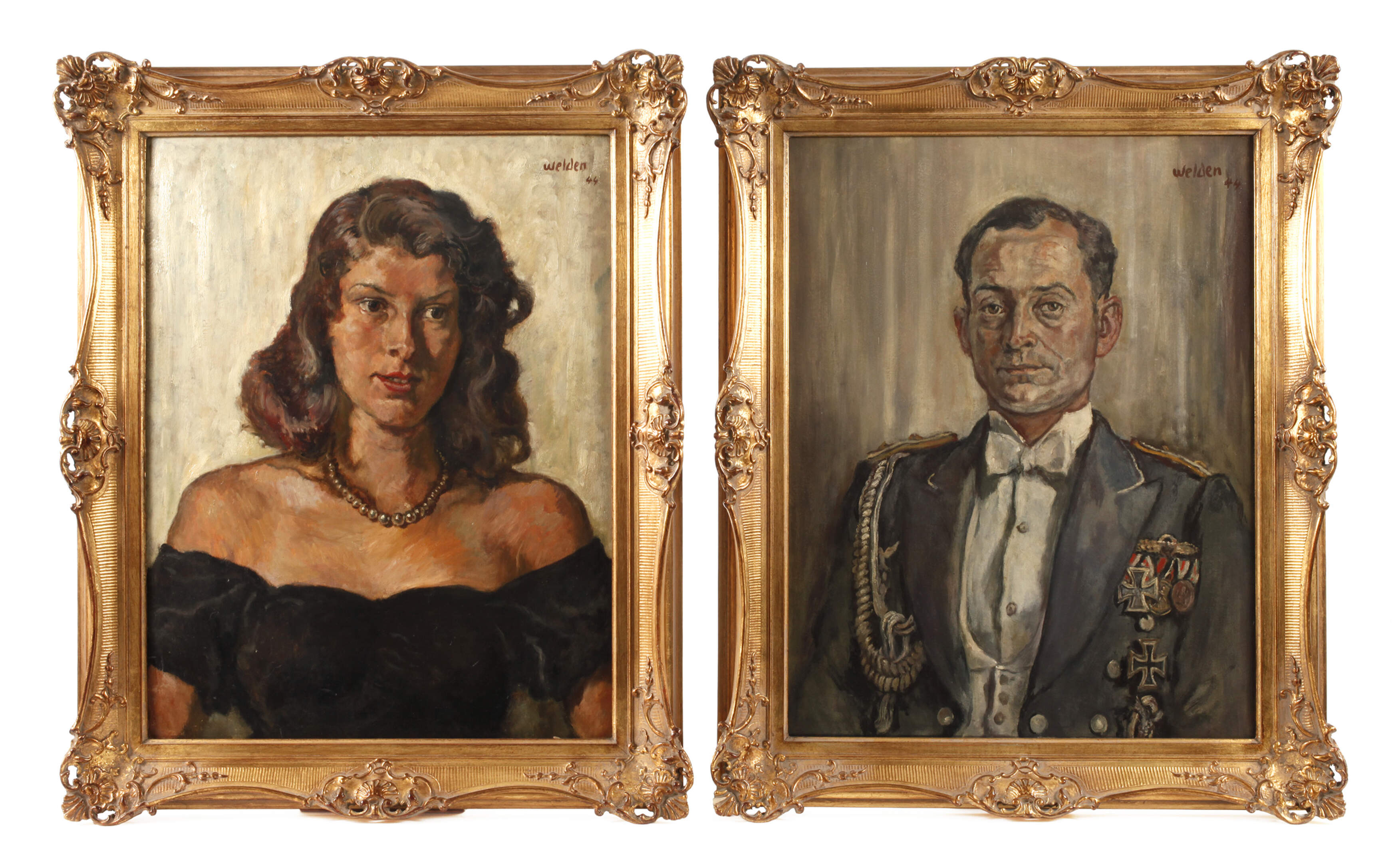 Leo von Welden, Ehepaar Fliegerhauptmann Auer