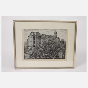 Webbild "Greiz, die Stadt der Stoffe"