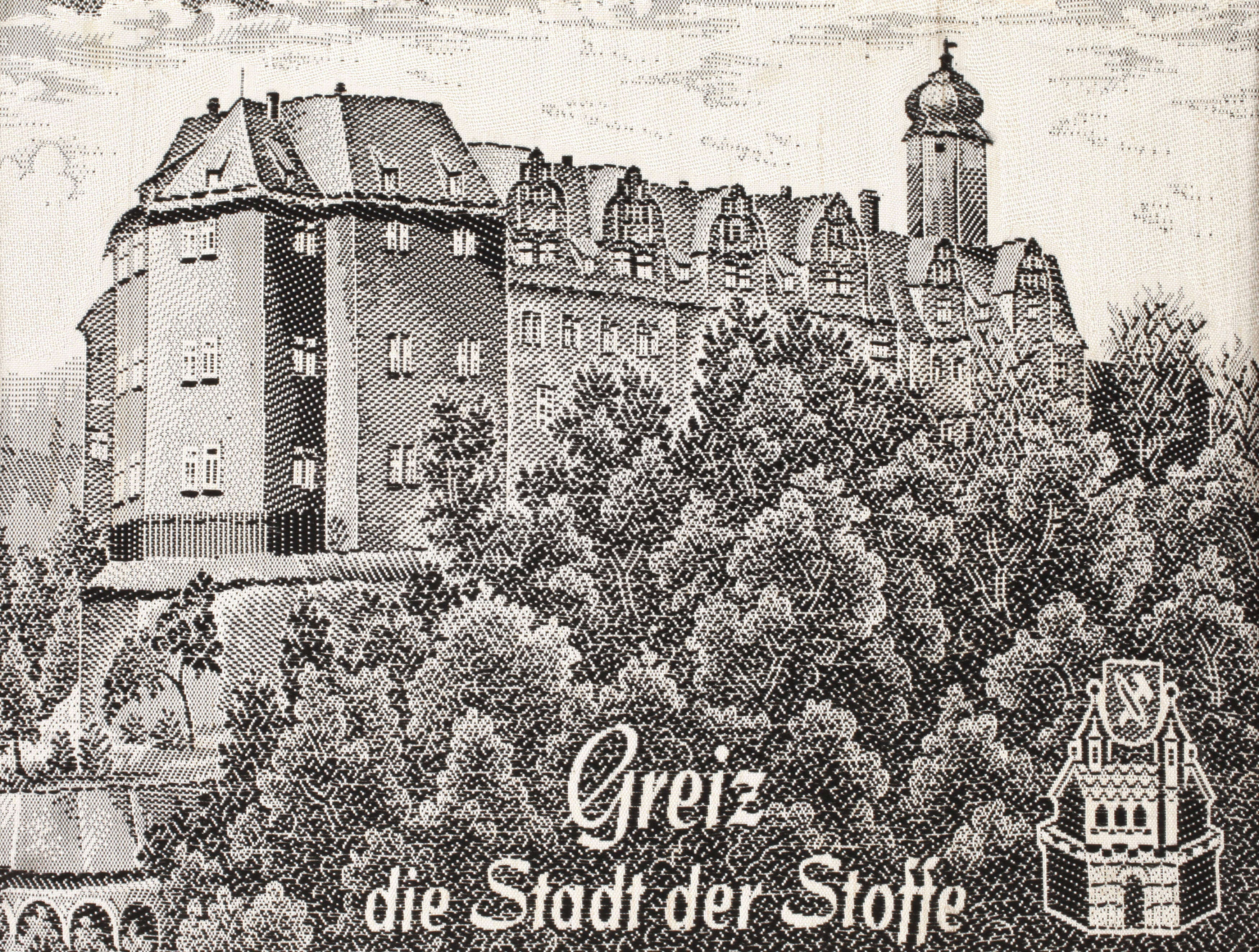 Webbild "Greiz, die Stadt der Stoffe"