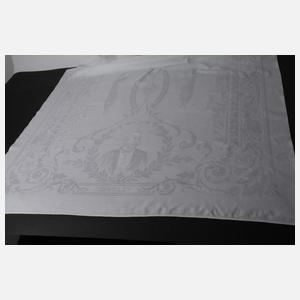 Seltenes Gebilddamast-Tuch "Zeppelin"