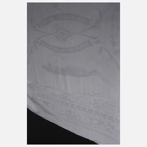 Seltenes Gebilddamast-Tuch "Zeppelin"