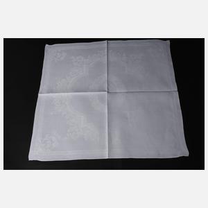 Set Prachtmundtücher mit Blumendekor