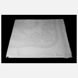 Tafeltuch mit Pfingstrosendekor