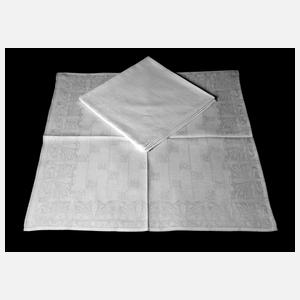 Set Mundtücher Jugendstildekor