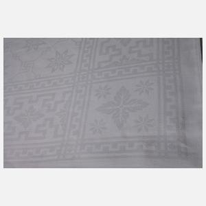 Tischtuch mit Sternparkett- und Sonnenradmotiv