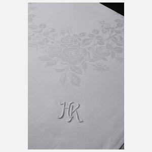 Tafeltuch mit Rosenmuster