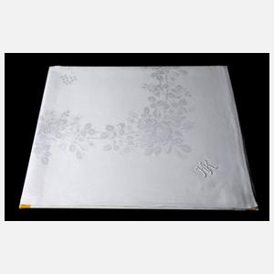 Tafeltuch mit Rosenmuster