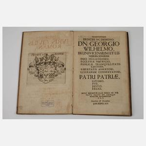 Memoriale Juris Ziviles Romani 1673