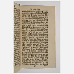 Historie von Europa 1705