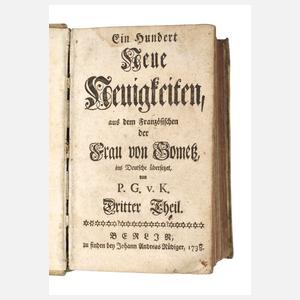 Ein Hundert Neue Neuigkeiten 1738