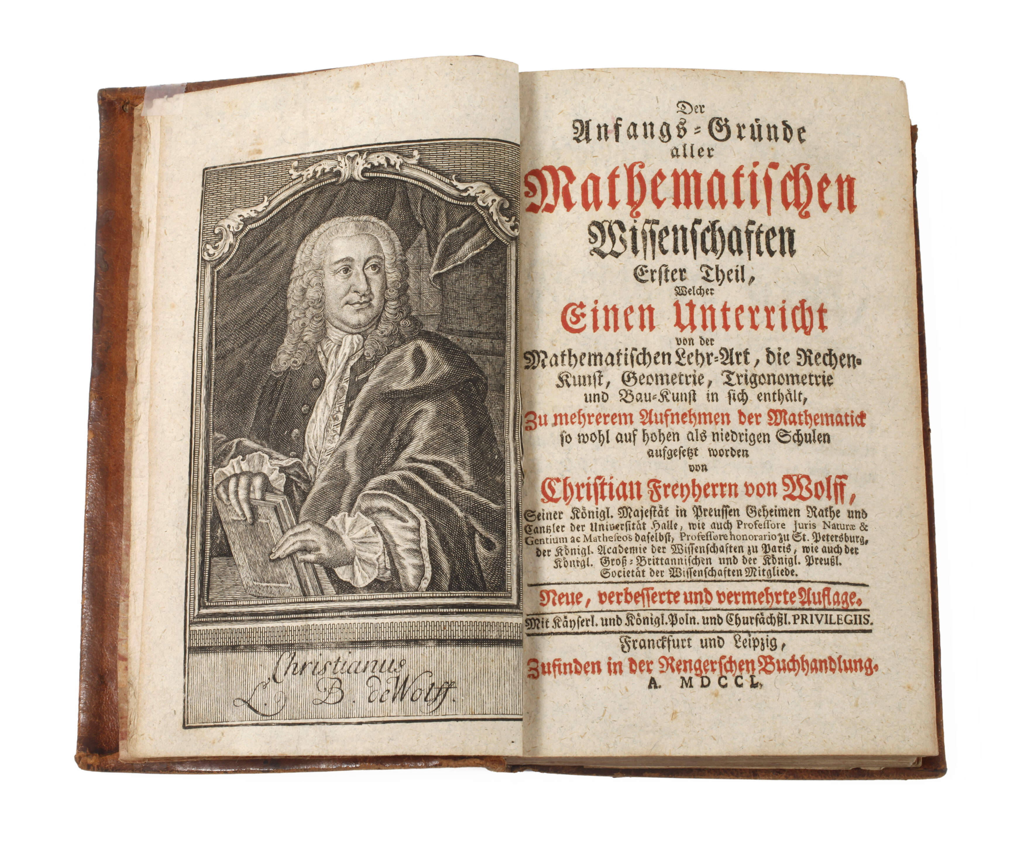 Von Wolff´s Mathematische Wissenschaften 1750