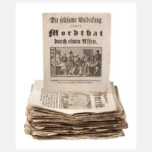 Sammlung von 137 Mordblättern