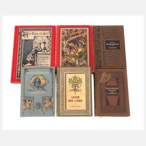 Konvolut Bücher mit Illustrationen von Hermann Vogel